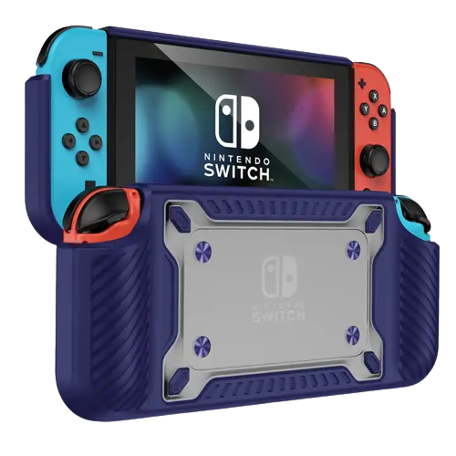 Case protector + vidrio templado para Nintendo Switch Oled