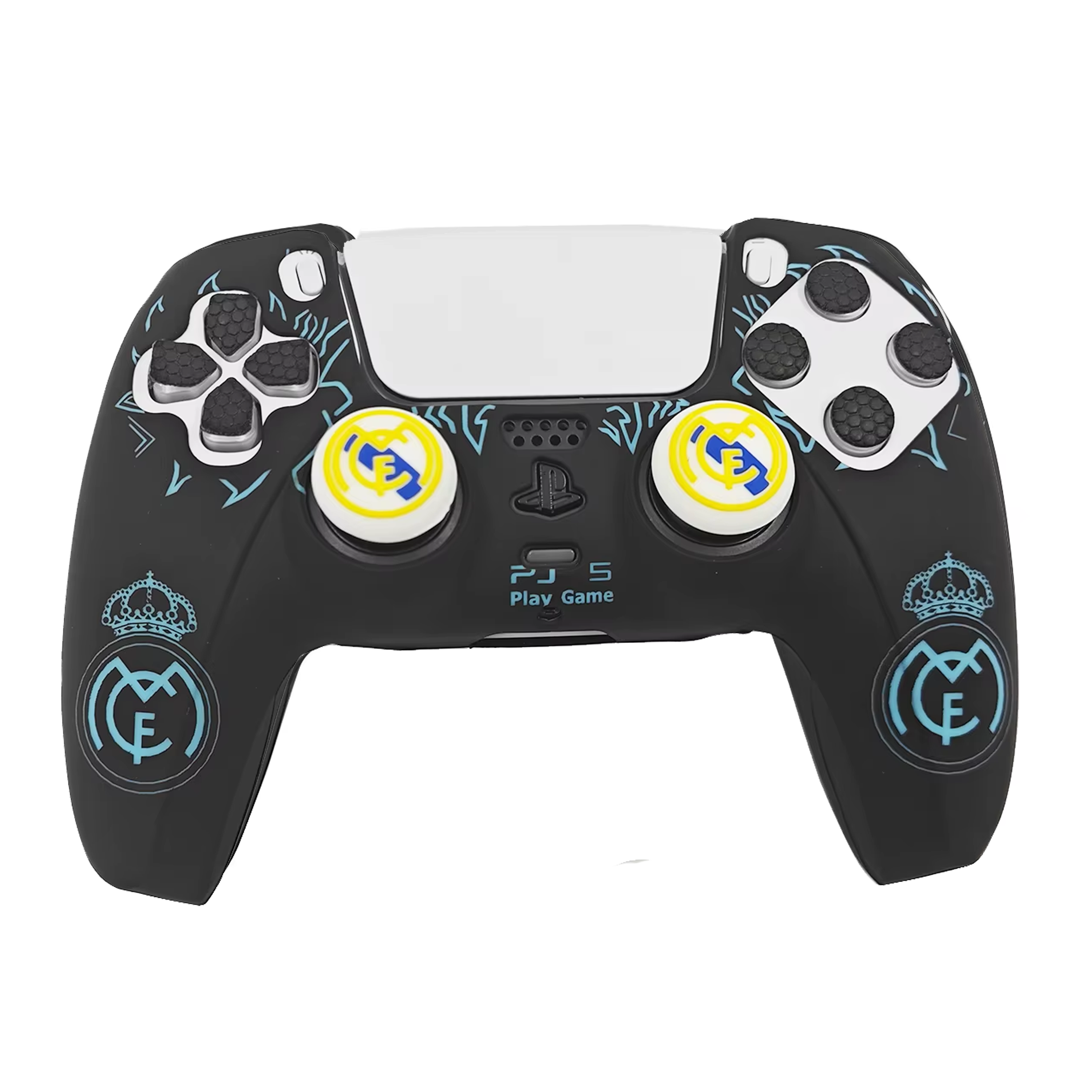 Forro Protector+ Goma control PS5 Real Madrid