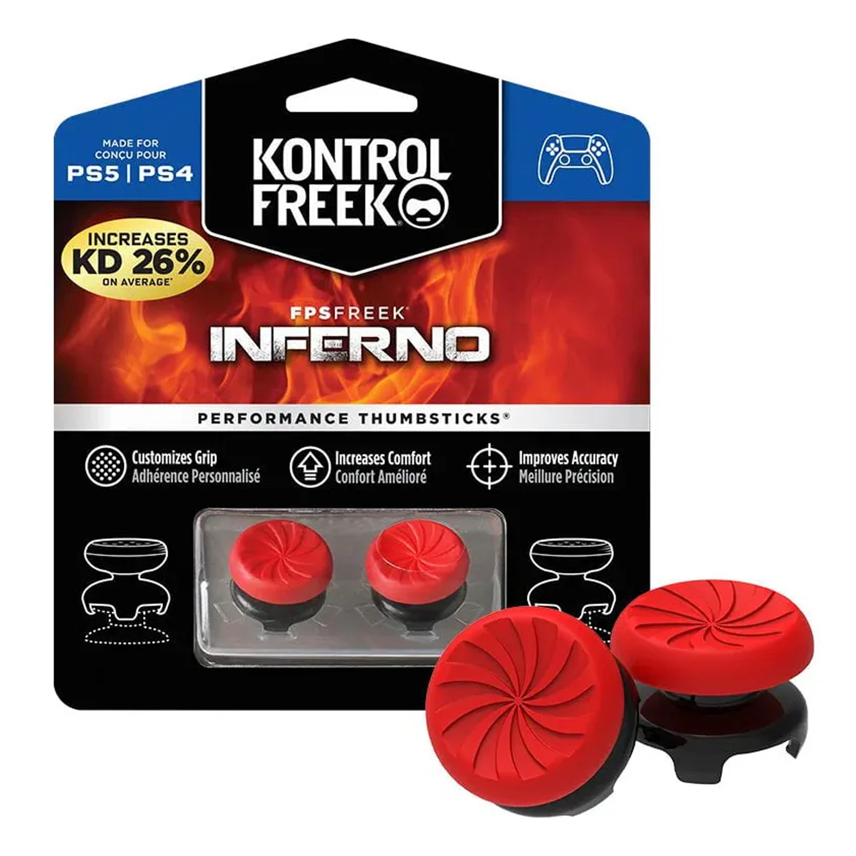 Kontrol Freek  INFERNO extensor para ps4 // ps5
